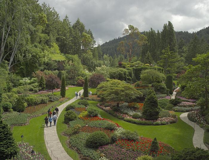 Victoria - The Butchart Gardens - The Sunken Garden